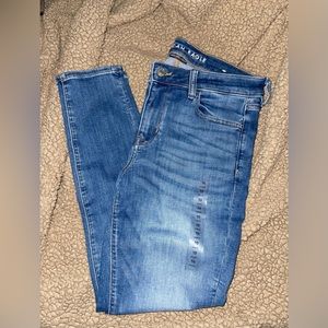 American eagle jeans. Size 10 short ‘next level stretch’